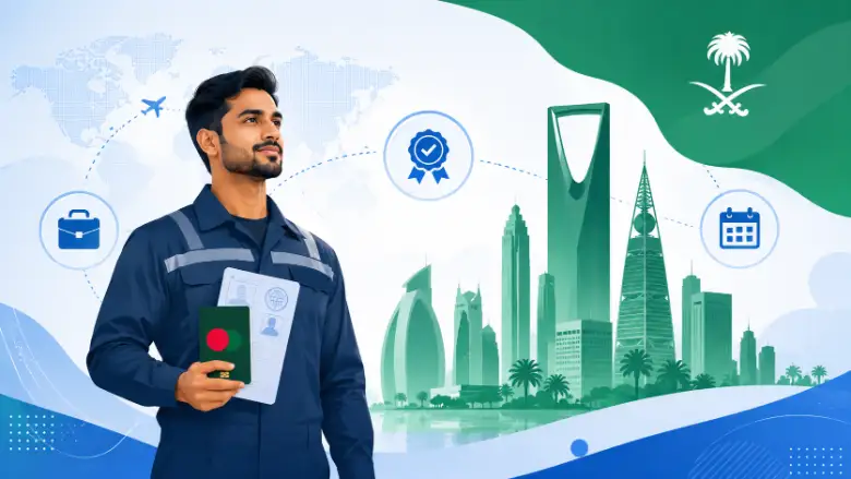 Saudi Arabia work visa Bangladesh 2026