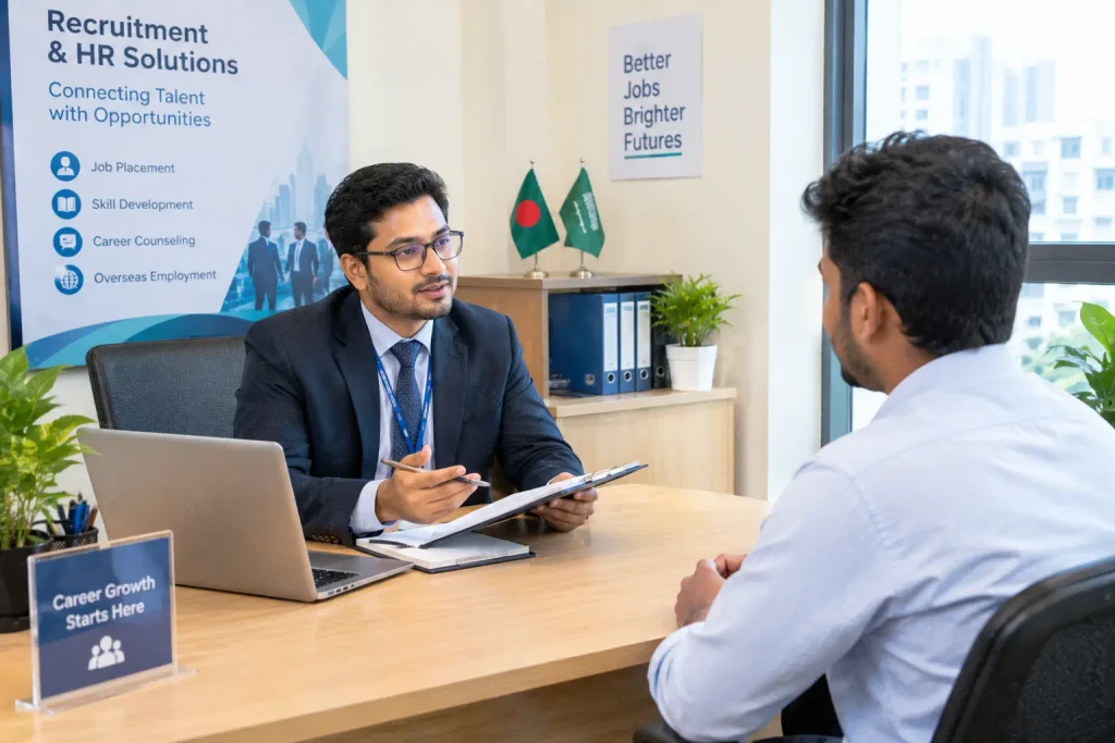 Saudi Arabia Job Interview from Bangladesh
