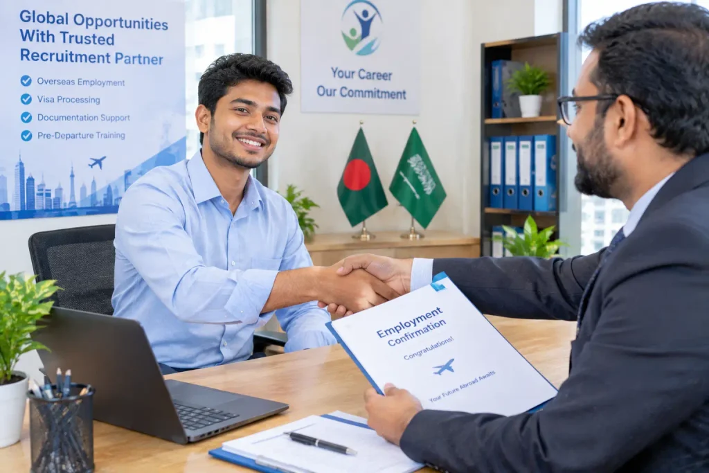 Saudi Arabia Job Interview from Bangladesh